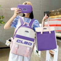 CLBDBAG กระเป๋าสะพายไหล่แฟชั่นเป้สะพายหลังเด็กผู้ชายกระเป๋าเดินทางความจุขนาดใหญ่โรงเรียนมัธยมโรงเรียนวิทยาลัยสูงกระเป๋านักเรียนกระเป๋าเป้