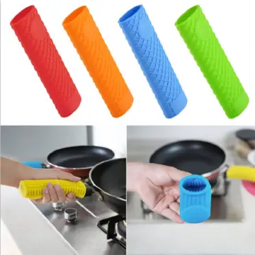 Silicone Pot Pan Handle Saucepan Holder Sleeve Slip Cover Grip Kitchen  Utensils