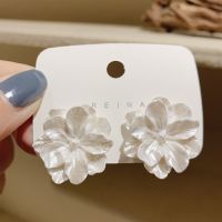 【YF】∋❁  Stud Earrings for Folded Side Floral Ear Jewelry 2023