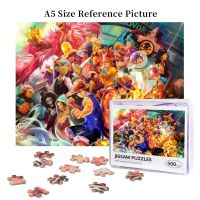 One Piece (12) Wooden Jigsaw Puzzle 500 Pieces Educational Toy Painting Art Decor Decompression toys 500pcs