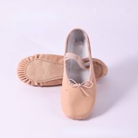 hot【DT】 Womens Ballet Slippers for Woman Danseuse Leather Dancers Kids Soft Sole Children Toddler Shoes