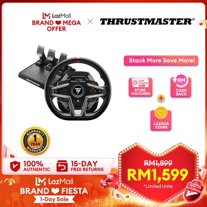 Thrustmaster T248 Racing Wheels and Pedals - Next Gen Racing Simulation ...