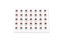 35pcs Gateron CAP V2 Gold Borwn Milky Brown Switch Extras 5pin RGB Tactile 55g mx stem switch for mechanical keyboard 60m