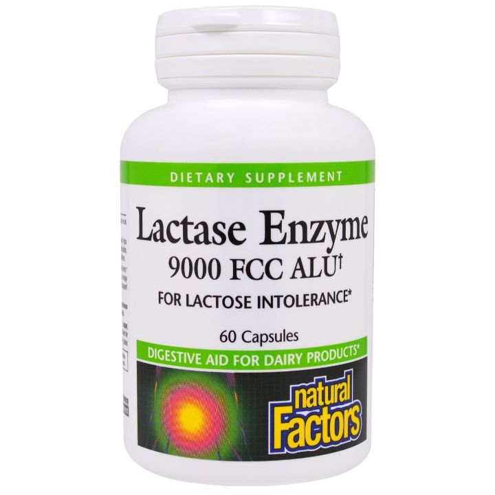 Natural Factors, Lactase Enzyme 60 Capsules