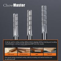 3 ขลุ่ยตัดตรงเราเตอร์บิตงานไม้แกะสลัก CNC Trimming Slot Bits Milling Cutter สําหรับทําความสะอาดด้านล่างไม้ End Mill