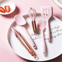 XUNJIE Non-stick Pan Kitchenware Accessories Cooking Tools Kitchen Utensils Spatula Whisk Food Tongs Silicone Scraper