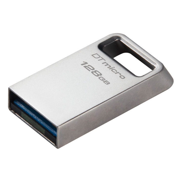 kingston-128gb-datatraveler-micro-200mb-s-usb-3-2-gen-1-สีเงิน-ของแท้-ประกันศูนย์-5-ปี