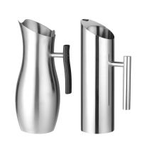 1/1.5/2L Stainless Steel Pitcher Pot for Bar Hotel KTV Restaurant Fantastic Kitchen Cold Water Wine Juice Water Jug