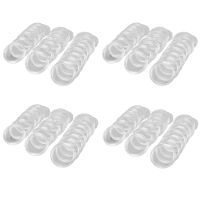 400Pcs 21mm Round Clear Plastic Coin Holder Capsules Box Storage Clear Round Display Cases Coin Holders