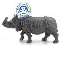 Munich Play - โมเดลสัตว์ Rhinos แรด อินเดีย ขนาด 14.50 CM (จากหาดใหญ่)