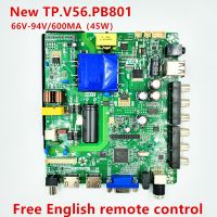 New LCD TV motherboard TP.V56.PB801 Free remote control Pay attention to backlight voltage 45v-63v 66v-94v