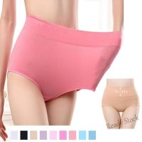 【Ready Stock】 ✌ C15 40-100kg Panties Underwear Women Cotton High Waist Ladies Panty Plus Size M L XL 2XL 3XL