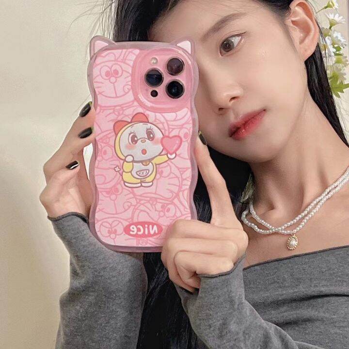 เคสป้องกันโทรศัพท์มือถือ-ลายการ์ตูนโดราเอมอน-3d-สําหรับ-iphone-x-xs-max-xr-11-pro-max-12-pro-max-13-pro-max-7-plus-8-plus-ad