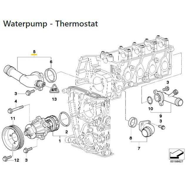 สุดคุ้ม-bmw-วาล์วน้ำ-เครื่อง-m43-n46-e46-e60-11-53-1-437-085-ยี่ห้อ-mahle-tm-15-105-made-in-germany-ราคาถูก-วาล์ว-รถยนต์-วาล์ว-น้ำ-รถ