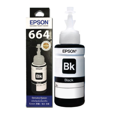 Epson Ink 664 Black cartridge EPSON 70 ml - หมึกสีดำ Epson T664100 ของแท้ประกันศูนย์ 100%