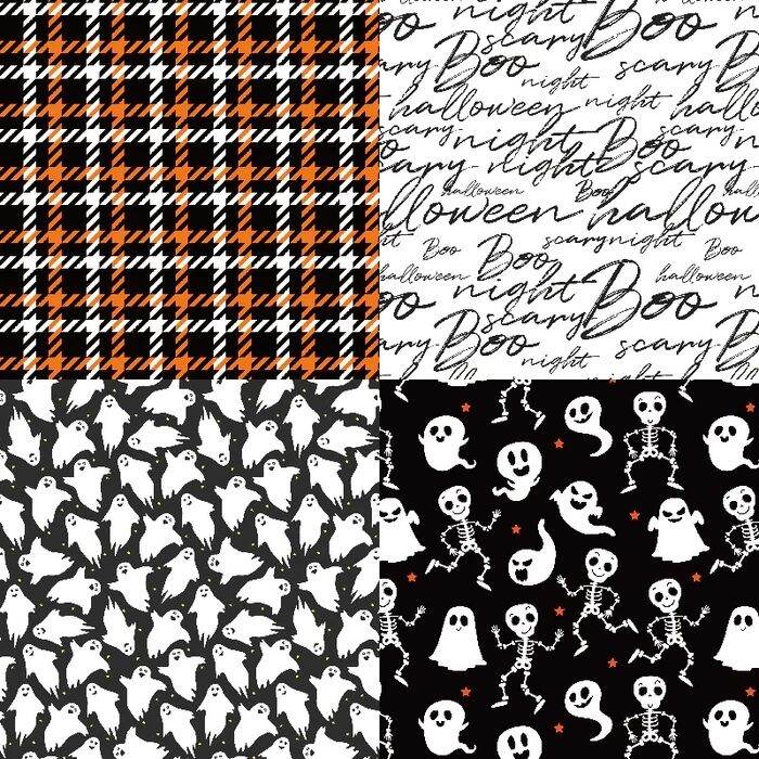 24ชิ้น6-happy-halloween-diy-สมุดภาพและกระดาษการ์ด