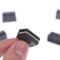 5pcs/lot 20x10x13mm mixer fader knob Mixer volume fader cap straight slide potentiometer push key cap inner hole 4MM Plastic Cap