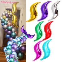 hotx【DT】 Inch S-shaped Foil Tail  Inflatable Air Balllons Kids Birthday Supplies Wedding Decorations