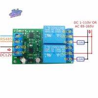 12V RS485 2Ch DC โมดูลรีเลย์โมดูล RTU สวิทช์ไฟพอร์ตอนุกรม UART เอาท์พุท PLC บอร์ดขยายสำหรับเครื่องพิมพ์มอเตอร์ตัวควบคุม FW &amp; BW