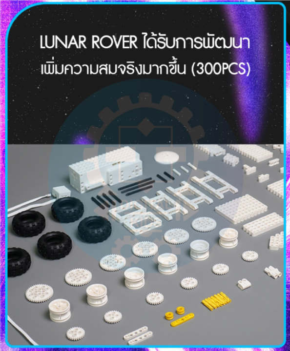 พร้อมส่ง-new-jimu-robot-lunar-rover-visual-edition-หุ่นยนต์เสริมสร้างทักษะและพัฒนาการ