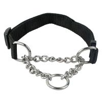 SHUSHABA Pet Choke Nylon Chain Dog Training Pet Products Collar