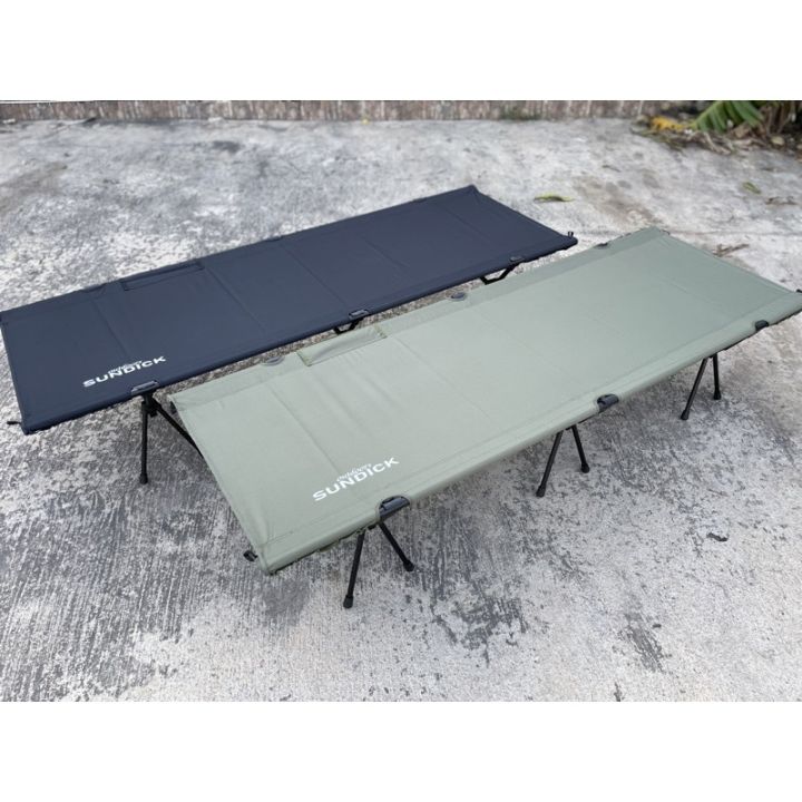 รุ่นใหม่-sundick-ultralight-camping-รุ่นใหม่-เตียงสนามพับได้-ที่นอนแค้มป์ปิ้ง-เตียงสนามพับบได้-โครงอลูมิเนียม