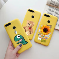 เคสสำหรับหัวเหว่ย Y6 2018 /Huawei Y6 Prime 2018น่ารักการ์ตูนแบบบางเนื้อด้านซิลิโคนเคสโทรศัพท์ฝาหลัง5.7