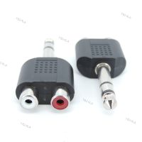 6.35 / 6.5 mm Male to Dual RCA Female connector converter audio and video adapter connection lotus three split RCA RF AV YB24TH