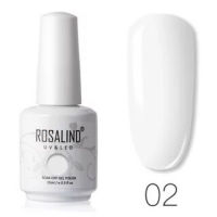 สีทาเล็บเจล ROSALIND สีขาว-ดำ รุ่น Solid Colors Series ขนาด 10 และ 15 ml. (แห้งโดยการอบ UV เท่านั้น)น