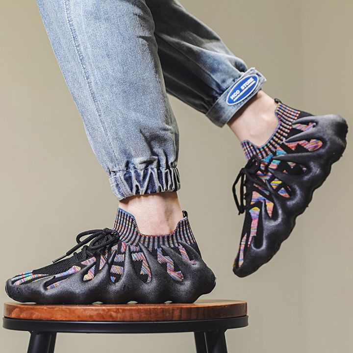 แฟชั่นรองเท้าผ้าใบ-u-nisex-กีฬารองเท้าลำลอง-yeezy-มะพร้าว450ตรวจสอบผู้ชายเดินวิ่งระบายอากาศถุงเท้าแสดงเมนู