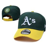 ▧▣☌ New Era MLB Oakland Athletics Alphabet Huruf A Men Women 9FIFTY Baseball Cap with adjustable strap