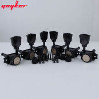 1 ชุด GUYKER Black Locking String Vintage Deluxe Electric Guitar Machine Heads Tuners-ZOK STORE