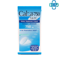 CalZa แคลซ่า แคลเซียม แอล- ทรีโอเนต 750 mg.ชนิดเม็ด 60 เม็ด [DKP]