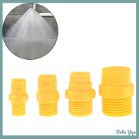 Jizha พลาสติก VEE Jet FLAT Fan Spray nozzle 1/8 "1/4" 3/8 "1/2" ทำความสะอาดอุตสาหกรรม