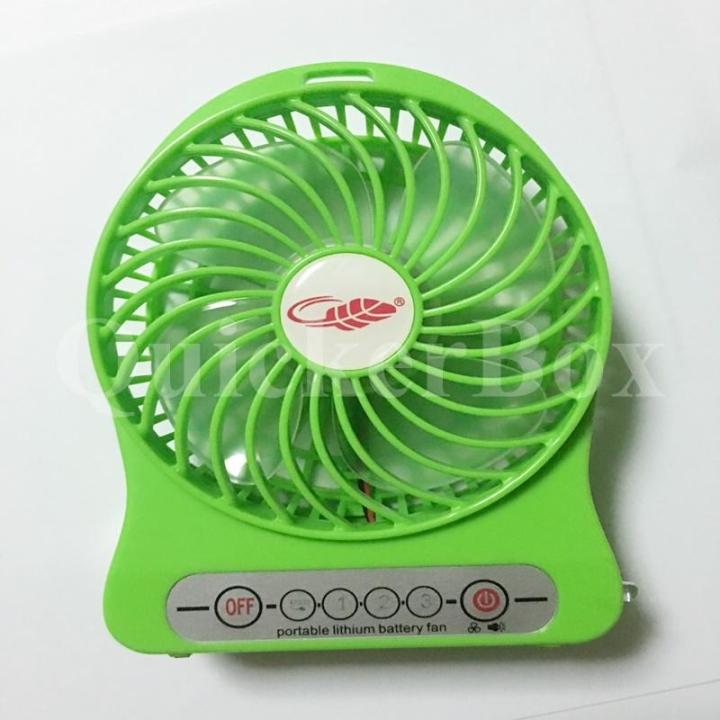 พัดลมพกพา-ตั้งโต๊ะ-จิ๋วแต่แจ๋ว-mini-usb-fan