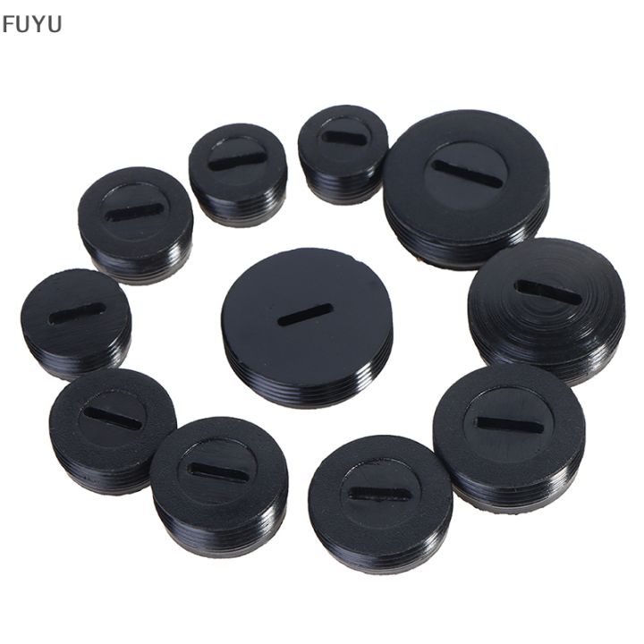 fuyu-ที่ใส่แปรงคาร์บอนสกรูพลาสติกสีดำขนาดเส้นผ่าศูนย์กลาง12mm-13mm-14mm-15mm-16mm