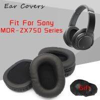 จุกหูฟังสำหรับ Sony MDR-ZX750AP MDR-ZX750BN MDR ชุดหูฟัง,อะไหล่แผ่นรองหูฟัง ZX750AP หนัง PU แผ่นรองหู