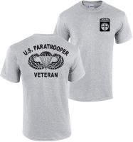 2018 Latest 82Nd Airborne Army Paratrooper Veteran Jump Wings Blacked Out Sport Grey T-Shirt Usa New Large Size XS-4XL-5XL-6XL