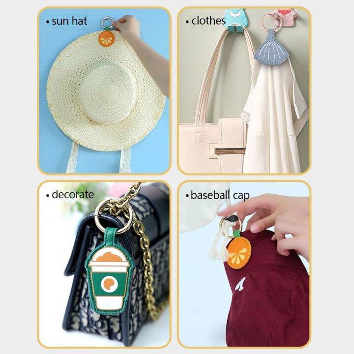 คลิปหนีบหมวกแม่เหล็กแบบแฮนด์ฟรี-pu-หนัง-sun-hat-คลิปเก็บกระเป๋าแบบพกพาที่ใส่หมวกสำหรับการเดินทางกลางแจ้ง