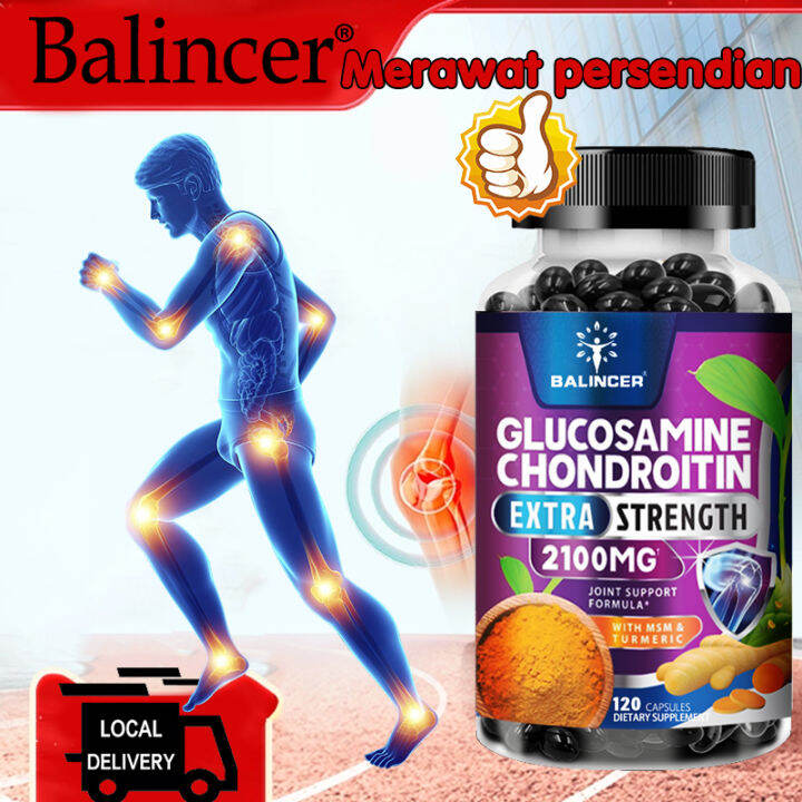Kapsul Glucosamine Chondroitinuntuk Sendi Lutut dan Tulang 120 Kapsul