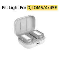 สำหรับ DJI OM544 SE มือถือ G Imbal S Tabizier สองทางมินิเติมแสงพร้อมกล่องชาร์จนุ่มปรับความสว่างอุปกรณ์เสริม