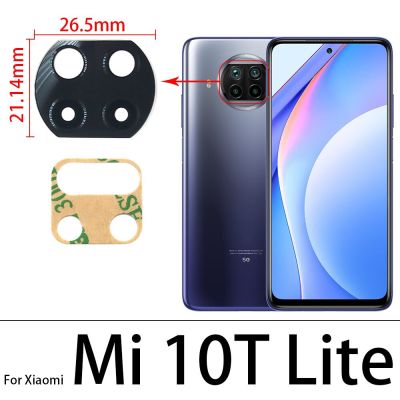 กระจกกล้องถ่ายรูปหลังเดิมเหมาะสำหรับ Xiaomi Mi 8 9 9T 10T 11T Lite 12 Pro 5G / Mi Note กล้อง10 Pro Lite