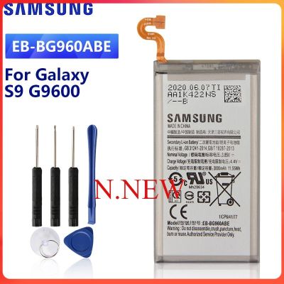 SAMSUNGแบตเตอรี่ทดแทนEB-BG960ABEสำหรับSamsung GALAXY S9 G9600 G960F SM-G960 แท้แบตเตอรี่ 3000MAh