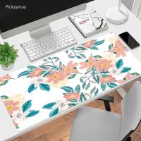 Large Tropical Rainforest Flower Mousepad Gaming Laptop Computer Desk Mat Mouse Pad Table Mat Office Accessories Rubber Carpet