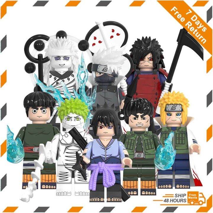 Lego Naruto Action Figures Narutoes Minifigures Building Blocks Ninja 