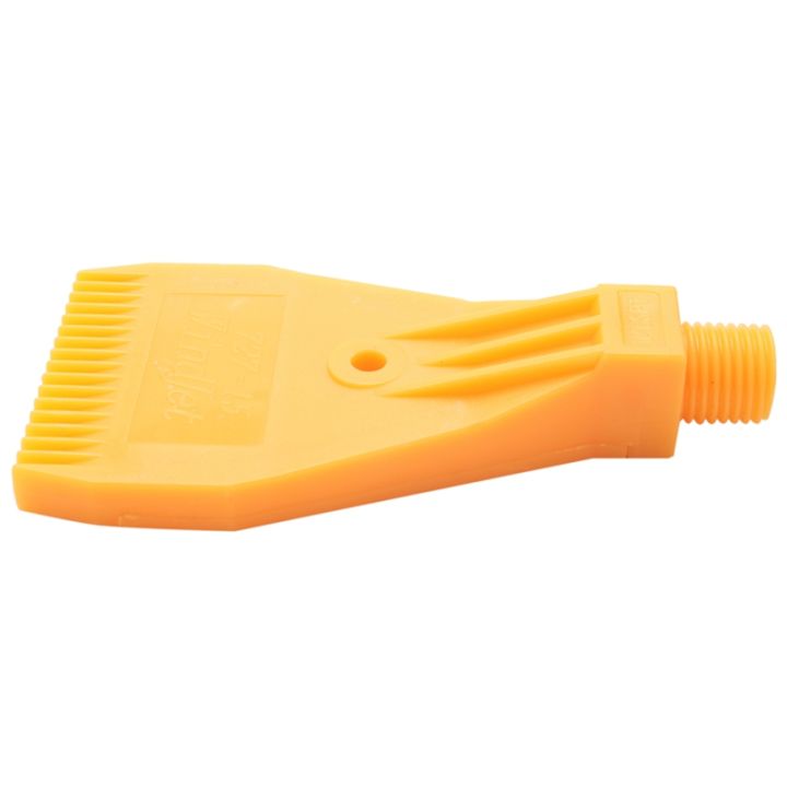1-4bsp-male-thread-abs-single-hole-air-blow-off-flat-jet-nozzle-yellow