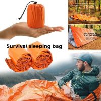 ความร้อนให้อบอุ่นกันน้ำ Mylar ปฐมพยาบาลฉุกเฉิน Blanke แคมป์ปิ้ง Survival Gear ชีวิตกลางแจ้ง Bivy ถุงนอนฉุกเฉิน-Rendd