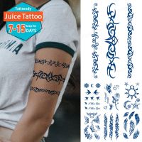 【YF】 Bracelet Chain Lace Tattoo Stickers Juice Art Fake Sleeve Ink Color Realistic Rose Decal Waterproof Body Arm Legs Tattoos Women