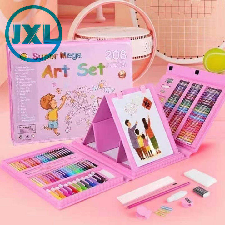 SUPER MEGA ART SET (208 PCS OF ARTSET) COLORING MATERIALS/TOOLS FOR