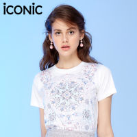 iCONiC SCOPE T-SHIRT #6287 เสื้อยืด พิมพ์ลาย เข็มทิศ สีเทา เสื้อผ้าผู้หญิง เสื้อยืดผญ เสื้อยืดผช เสื้อยืดแฟชั่น เสื้อยืดขาว